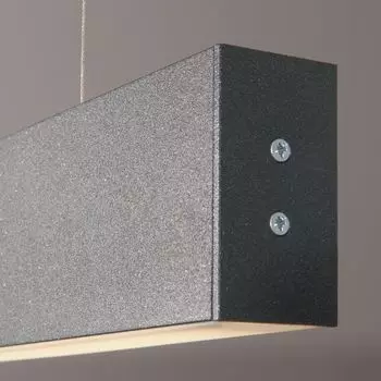 Подвесной светильник Elektrostandard Линейный светодиодный односторонний 53см 10W 4200K черная шагрень Grand a046087