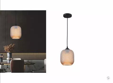 Подвесной светильник ILamp RICH 8105P BK-AM