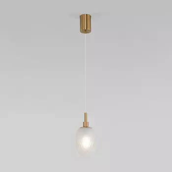 Подвесной светильник со стеклянным плафоном Pineapple Eurosvet a066527