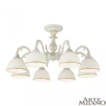 Потолочная люстра Arte Milano 346410/8 WT+G
