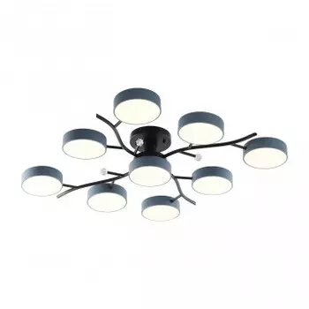 Потолочная люстра Arte Milano Ferrara 256606/8+1 Bk/Gr