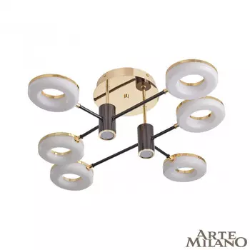 Потолочная люстра Arte Milano Ferrara 271399/6 BK/GD
