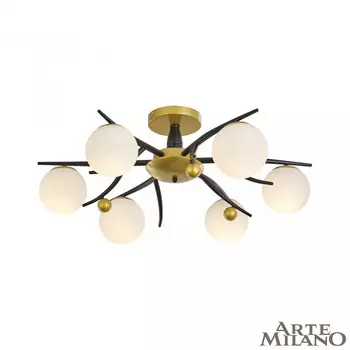 Потолочная люстра Arte Milano Neapolis 273408/6 BK/GD