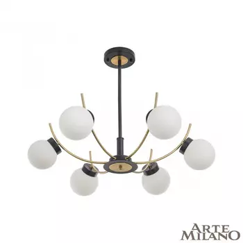 Потолочная люстра Arte Milano Neapolis 276169/6 BK/GD
