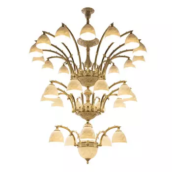 Потолочная люстра Bohemia Ivele 72111P/5+10+15/420/3d GW P1 D Angel