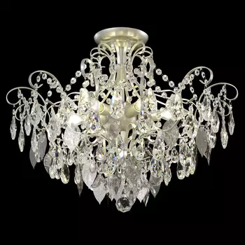 Потолочная люстра Crystal Lux ESMIRALDA PL6 SILVER