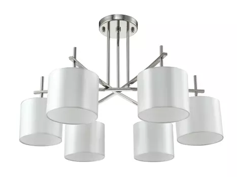 Потолочная люстра Crystallux SERGIO SERGIO PL6 NICKEL