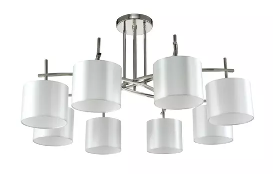 Потолочная люстра Crystallux SERGIO SERGIO PL8 NICKEL