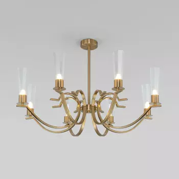 Потолочная люстра Eurosvet с гранеными плафонами Rosher a060332