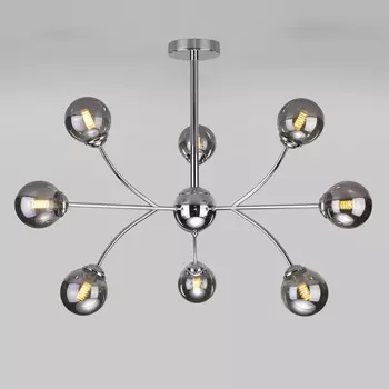 Потолочная люстра Eurosvet со стеклянными плафонами Astro a057445