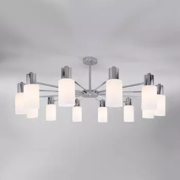 Потолочная люстра Eurosvet со стеклянными плафонами Vegga a057112