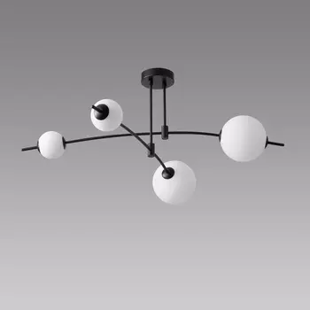 Потолочная люстра iLedex Epical 6827-4 BK+WH
