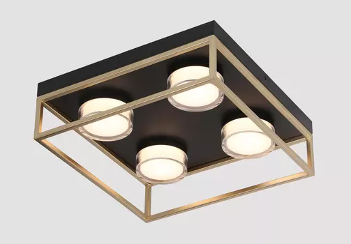 Потолочная люстра iLedex Link 4778-37x37 MBK+SGD