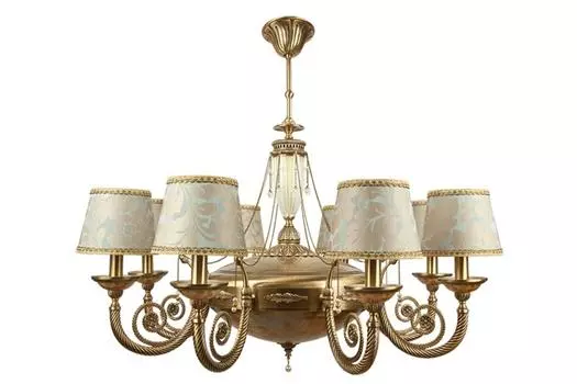 Потолочная люстра Kutek Bibione Abazur BIB-ZW-8(P/A)SR