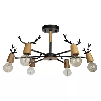 Потолочная люстра Loft IT Black Sven 10024/6 Black