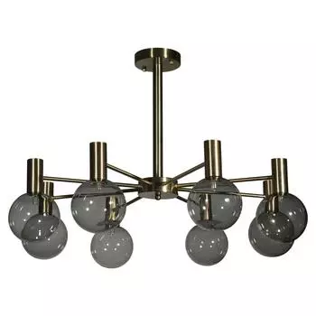 Потолочная люстра Loft IT на штанге Tiara 10045/8 Gold