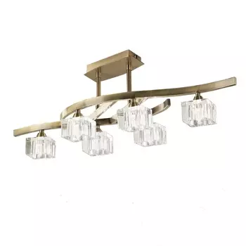 Потолочная люстра Mantra Cuadrax Brass 1100