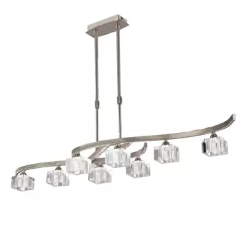 Потолочная люстра Mantra Cuadrax Nickel 1116