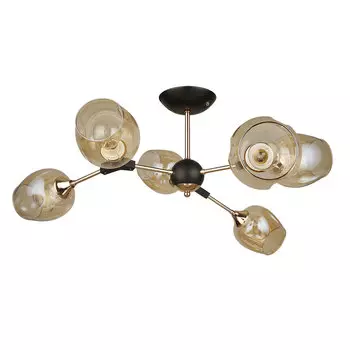 Потолочная люстра на штанге Arte Lamp SEPPIA A4211PL-6BK