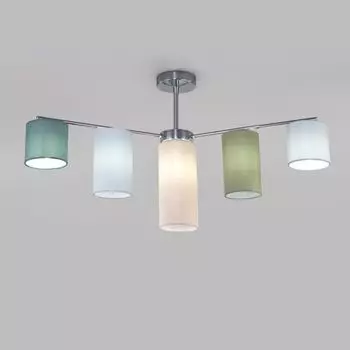 Потолочная люстра с тканевыми абажурами Eurosvet Pastel a064984