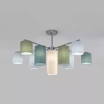 Потолочная люстра с тканевыми абажурами Eurosvet Pastel a064985