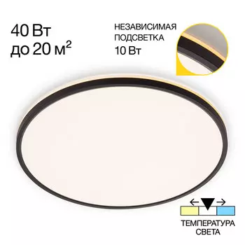 Потолочный светильник с подсветкой Citilux NORMA CL748501