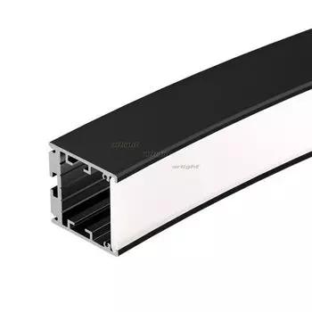 Профиль SL-ARC-3535-D1500-N90 BLACK (1180мм, дуга 1 из 4) 026596