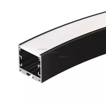 Профиль SL-ARC-3535-D800-A90 BLACK (630мм, дуга 1 из 4) 027638