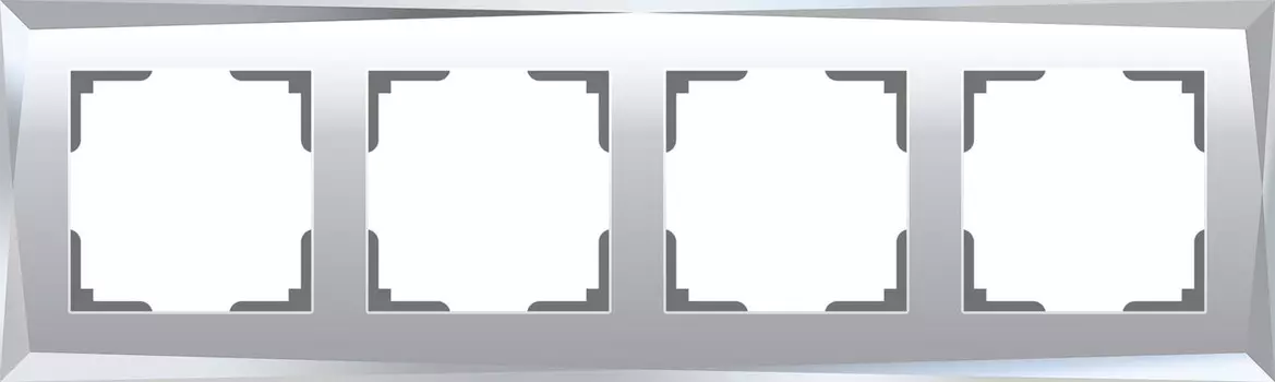 Рамка на 4 поста Diamant Mirror WL08-Frame-04 a051018