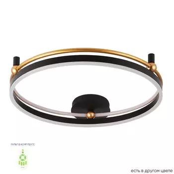 Светильник потолочный Crystallux FERNANDO FERNANDO PL72W LED BLACK/GOLD