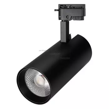 Светильник трековый Arlight однофазный LGD-GERA-2TR-R90-30W Day4000 (BK, 24 deg) 025949