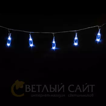 Светодиодная Гирлянда Капли Белая, 24В, 16 LED 15-033