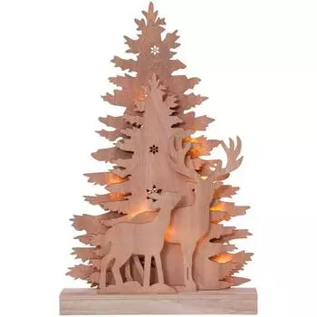 Светодиодный Светильник-статуэтка новогодний на батарейках Eglo FAUNA 410416