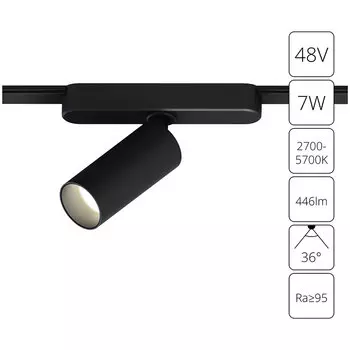 Трековый светильник Arte Lamp RAPID A2956PL-1BK