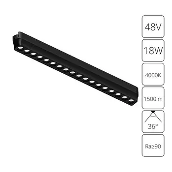 Трековый светильник Arte Lamp RAPID A6169PL-1BK