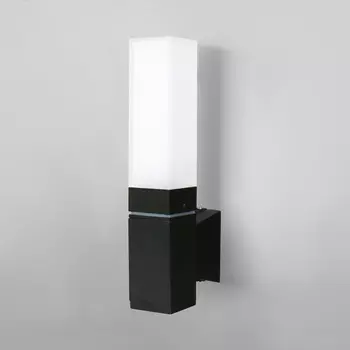 Уличный настенный светодиодный светильник Чёрный IP54 Techno a052856