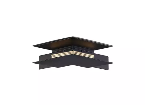 Внутренний угол-соединитель для подвесного/накладного магнитного шинопровода Donolux Outter corner DLM/Black