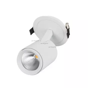 Встраиваемый светильник Arlight LGD-LUMOS-R76-16W Warm3000 (WH, 20 deg) 023700