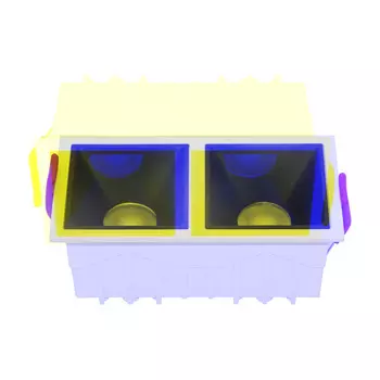 Встраиваемый светильник Maytoni Technical Alfa LED DL043-02-10W3K-D-SQ-WB