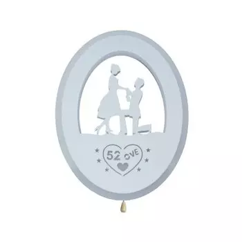 074110,25 Бра Предложение белый h4 d22 Led 21W (3000+4000k + розовая подсветка) Kink light