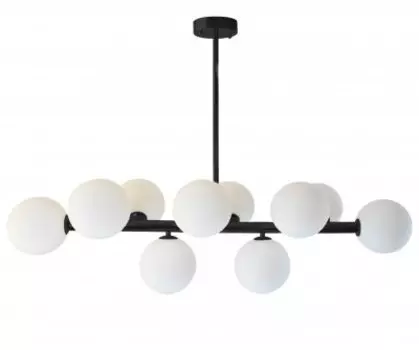 07508-10,19 Люстра Сида черный w98*34 h75 E14 10*40W Kink light