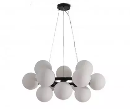 07508-12,19 Люстра Сида черный d73 h120 E14 12*40W Kink light