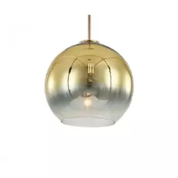 07565-25,33 Подвес Восход прозрачный/золото d25 h200 E27 1*40W Kink light