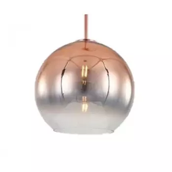 07565-30,32 Подвес Восход прозрачный/роз. золото d30 h200 E27 1*40W Kink light