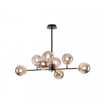 07619-8,19 Люстра Карго черный/золото d90 h60 E27 8*40W Kink light