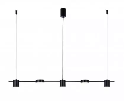 07624-5,19 Люстра Карин черный w120*8,5 h120 Led 5*6W (4000K) Kink light