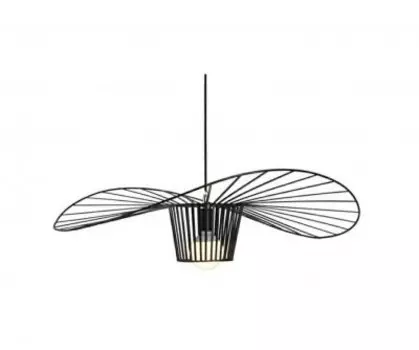 07696-80,19 Подвес СТРОУ черный d80 h150 Е27 1*40W Kink light