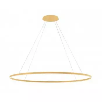 08218,33(3000K) Подвес Тор матовое золото d150 h120 Led 96W (3000K) диммируемый с пультом ДУ Kink light