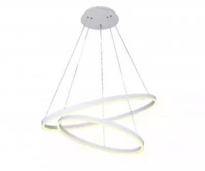 08220,01A(4000K) Подвес диммируемый Тор белый d80+60 h150 Led 86W (4000K) Kink light
