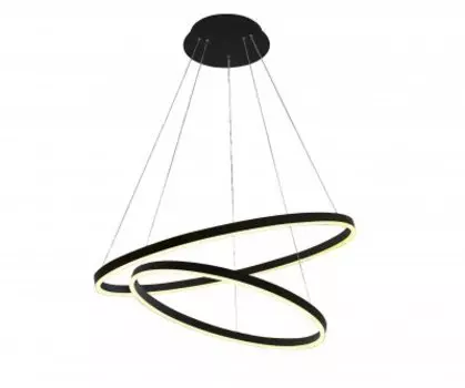 08220,19A(4000K) Подвес диммируемый Тор черный d80+60 h150 Led 86W (4000K) Kink light